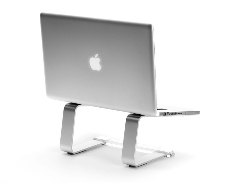 Griffin-Elevator-Argento-Trasparente--GRIFFIN-ELEVATOR-ALUMINIUMSTAND---APPLE-MACBOOK-PRO--NOTEBOOKS-