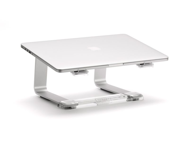 Griffin-Elevator-Argento-Trasparente--GRIFFIN-ELEVATOR-ALUMINIUMSTAND---APPLE-MACBOOK-PRO--NOTEBOOKS-