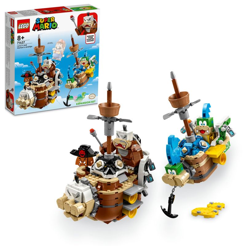 LEGO-Super-Mario---Set-di-espansione-della-galea-aerea-di-Larry-e-Morton--71427-