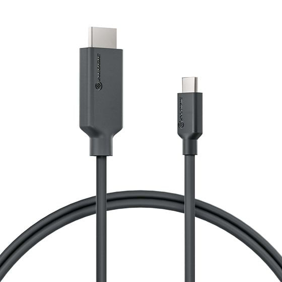 ALOGIC-EL2UCHD-01-cavo-e-adattatore-video-1-m-USB-tipo-C-HDMI-Nero--ELEMENTS-USB-C-TO-HDMI-CABLE---WITH-4K-SUPPORT---MAL