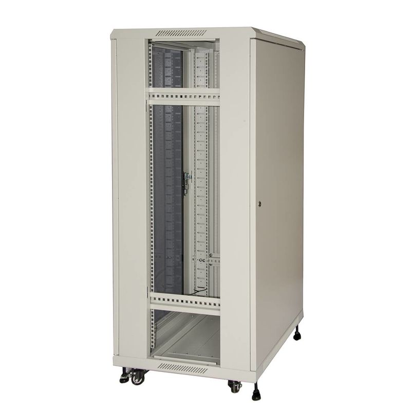 Armadio-Rack-19-27U--A-1388--L-600--P-1000-Colore-Grigio-Porta-Vetro