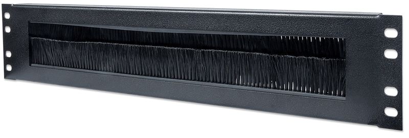 Intellinet-712774-porta-accessori--19-Cable-Entry-Panel-2U-with-Brush-Insert-Black-