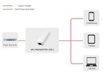 Microconnect-MC-POEADAPTER-USB-C-adattatore-PoE-e-iniettore-Fast-Ethernet-5-V--10W-PoE-adapter-IEEE802.3AF---USB-C---War