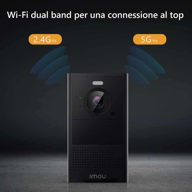 Imou-Telecamera-WiFi-Esterno-Batteria-Senza-Fili-con-32GB-microSD-Integrata-4MP-Videocamera-di-Sorveglianza-con-Rilevazione-PIReUmano-Visione-Notturna-a-Colori-Audio-Bidirezionale-IP65-24-5Ghz