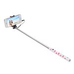 Ultron selfie hot shot Weiss - 15 - 45 cm Selfie-Stick mit Kamera-Auslöser am Griff - Für Smartphones wie Samsung Galaxy