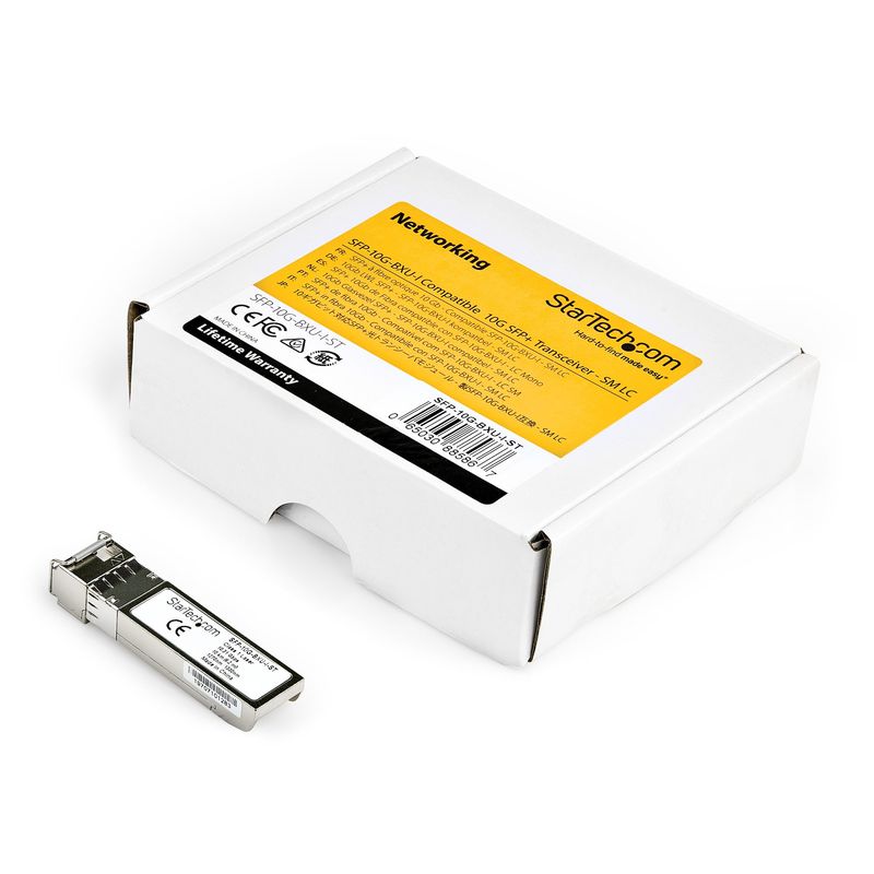 StarTech.com-Modulo-ricetrasmettitore-SFP-compatibile-con-Cisco-SFP-10G-BXU-I---10GBASE-BX--a-monte-