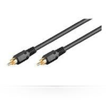 Microconnect AUDC10G cavo audio 10 m RCA Nero (RCA - RCA 10m M-M Gold - Gold Plated - Warranty 300M)