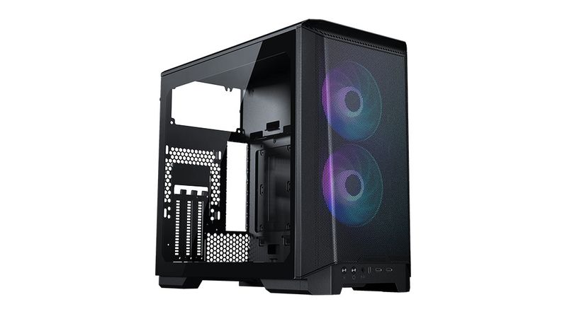 Phanteks-Eclipse-P200-Air-Mini-ITX-Case-Tempered-Glass---Black