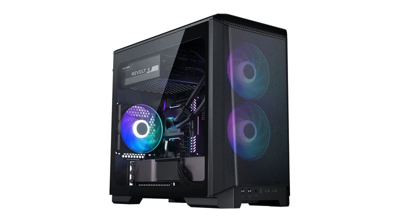 Phanteks-Eclipse-P200-Air-Mini-ITX-Case-Tempered-Glass---Black