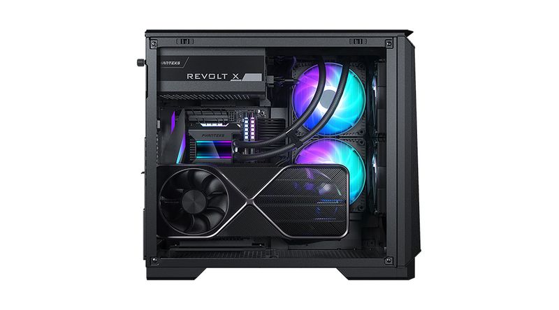 Phanteks-Eclipse-P200-Air-Mini-ITX-Case-Tempered-Glass---Black