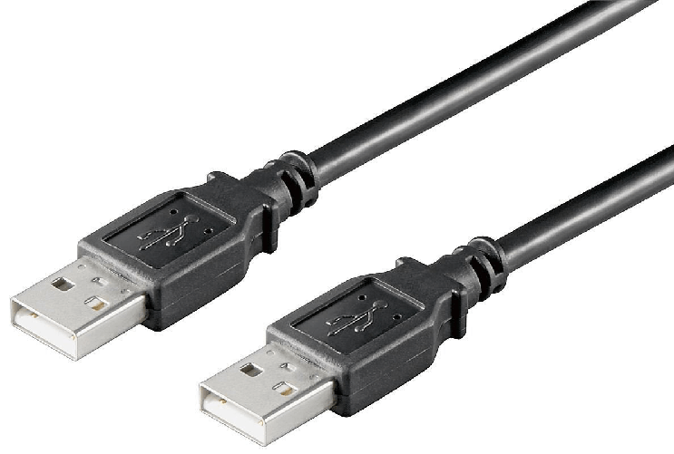 Microconnect-USB2.0-M-M-1m-cavo-USB-USB-A-Nero--USB2.0-A-A-1m-M-M-Black---Hi-Speed-cable---Warranty-300M-