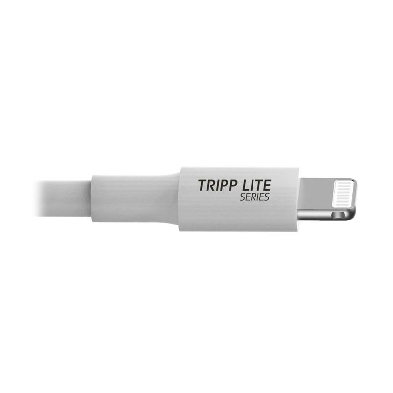 Tripp-Lite-M100-003-WH-cavo-Lightning-1-m-Bianco