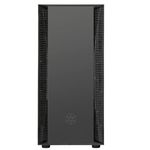 Silverstone Fara Mid-Tower Case - Black Tempered Glass