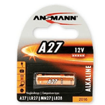 Ansmann Batteria A27 ANSMANN 12V Alcalina LR828 LR27 27A