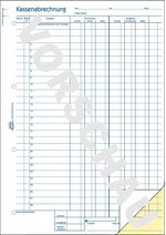 AVERY-Zweckform-modulo-libro-cassa-EDV-1757-DIN-A4-2x-40-pagine