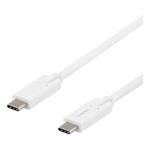 Deltaco USBC-1504M USB Kabel USB 3.2 Gen 1 (3.1 Gen 1) 2 m Weiß (USBC-1504M)