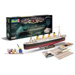 Revell Geschenk-Set 100 Jahre TITANIC - 1:400 - Passagierschiff - TITANIC - Montagesatz - TITANIC - Fortgeschritten (MR-