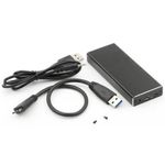 CoreParts MSUB2340 contenitore di unit  di archiviazione Box esterno SSD Nero (SSD Enclosure Macbook Air/Pro - Retina US