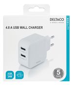 Deltaco-USB-AC175-Ladegerat-fur-Mobilgerate-Universal-Weiß-AC-Drinnen--USB-AC175-