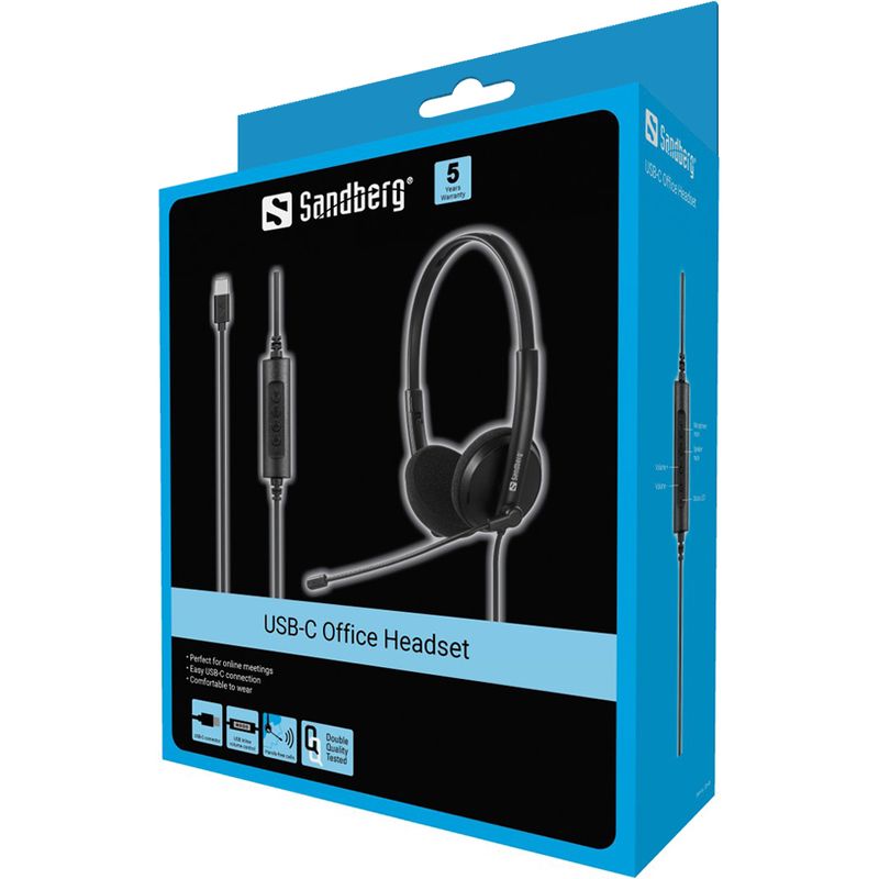 Sandberg-USB-C-Office-Headset--USB-C-Office-Headset---USB-C-Office-Headset---Warranty-60M-