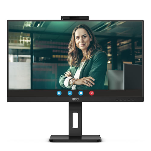 Aoc-Monitor-238-Led-Ips-Fhd-16-9-4Ms-300-Cdm-Webcam-Pivot-Dp-Hdmi-Multimediale