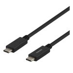 Deltaco USBC-1501M cavo USB 1 m USB 3.2 Gen 1 3.1 Gen 1 Nero (Deltaco USB-C to USB-C Cable 1m 5A - Black)