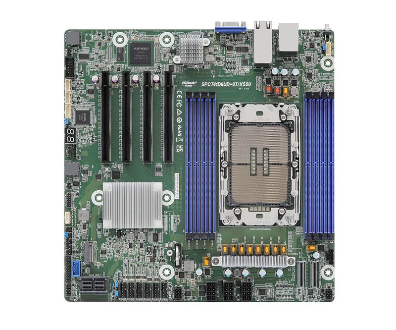 Scheda-madre-ASRock-Rack-SPC741D8UD-2T-X550-mATX-con-Intel-4677