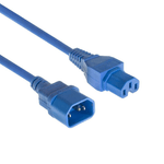 Microconnect PE1415B18 cavo di alimentazione Blu 1,8 m Accoppiatore C14 Accoppiatore C15