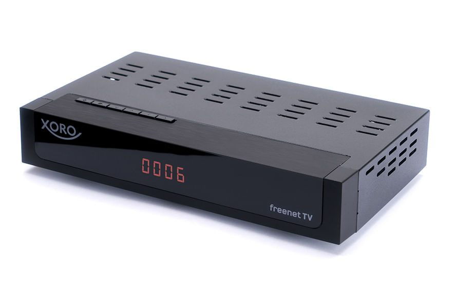 Xoro HRT 8770 Twin Cavo, Ethernet (RJ-45), Satellite 4K Ultra HD Nero