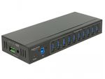 DeLock-External-Industry-Hub-10-x-USB-3.0-Type-A-with-20-kV-ESD-protection---Hub---10-x-SuperSpeed-USB-3.0---an-DIN-Schi