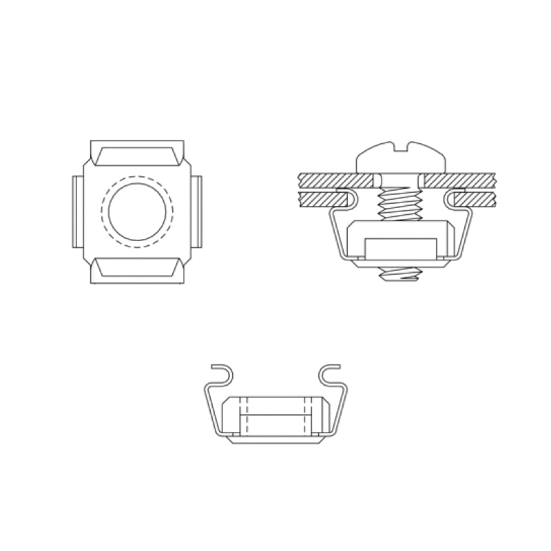 Logilink---Viti-dadi-e-rondelle-per-mensole--M6---confezione-da-20---AC0111-