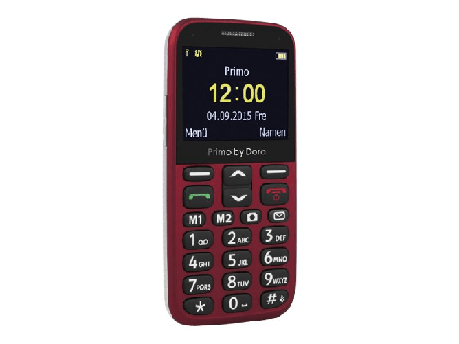 Doro-Primo-366-SIM-Singola-2.3-0.3MP-Rosso-360081