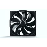 Noiseblocker B14-PS-BL Case per computer Ventilatore 14 cm Nero (Noiseblocker NB-eLoop Fan B14-PS Black Edition - 140mm