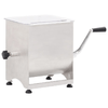 vidaXL-Impastatrice-Carne-Meccanica-Argento-in-Acciaio-Inox