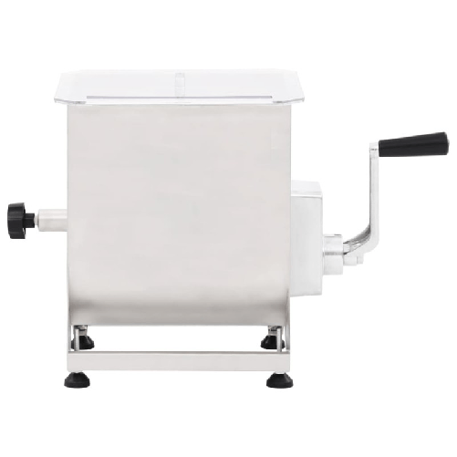 vidaXL-Impastatrice-Carne-Meccanica-Argento-in-Acciaio-Inox