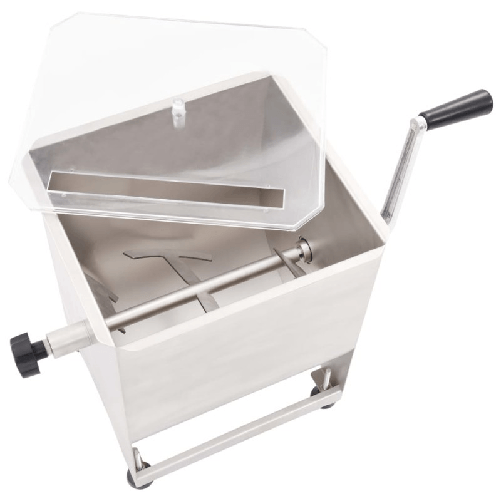 vidaXL-Impastatrice-Carne-Meccanica-Argento-in-Acciaio-Inox