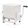 vidaXL-Impastatrice-Carne-Meccanica-Argento-in-Acciaio-Inox