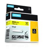 DYMO-Etichette-in-vinile-IND--Dymo-1805431-24mm-Black-on-Yellow-