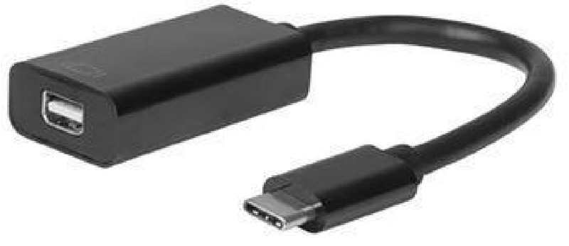 Microconnect-USB3.1CMDPB-cavo-e-adattatore-video-02-m-USB-tipo-C-Mini-DisplayPort-Nero--USB-C-to-Mini-DP-M-F-0.2M---Reso