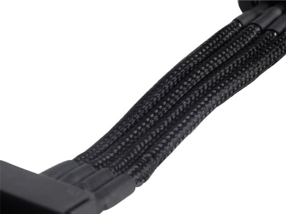 Silverstone-0.3m-Molex-4p-4xSATA-03-m--Silverstone-4-pin-Molex-to-4x-SATA-30cm-Extension---Black-