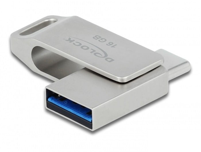 Delock-Doppia-memory-stick-USB-3.2-da-16-GB--USB-C-e-USB-A-