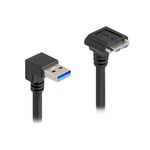 DeLOCK Cavo USB 5 Gbps Cavo USB Tipo-A maschio angolato a 90° verso il basso a USB Micro