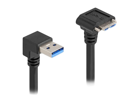 Delock-Cavo-USB-5-Gbps-USB-Tipo-A-maschio-angolato-a-90-verso-il-basso-1-m-nero