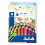 Staedtler Noris colour 187 Nero, Blu, Bordeaux, Marrone, Ciano, Verde, Grigio, Azzurro, Verde chiaro, Grigio chiaro