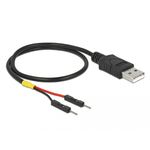 Delock USB Stromkabel Typ-A auf 2 x Pfostenstecker einzeln Strom 30 cm (85402)