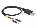 Delock-USB-Stromkabel-Typ-A-auf-2-x-Pfostenstecker-einzeln-Strom-30-cm--85402-