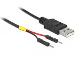 Delock-USB-Stromkabel-Typ-A-auf-2-x-Pfostenstecker-einzeln-Strom-30-cm--85402-