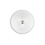 Ideal Lux Plafoniera Classica Shell Vetro Trasparente 3 Luci E27