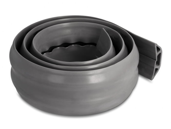 Delock-Canalina-per-cavi-in-PVC-flessibile-70-x-13-mm---lunghezza-15-m-grigio