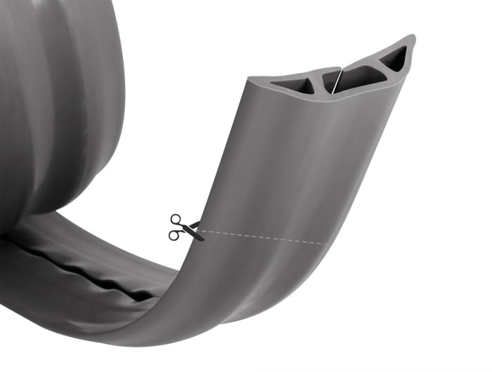 Delock-Canalina-per-cavi-in-PVC-flessibile-70-x-13-mm---lunghezza-15-m-grigio